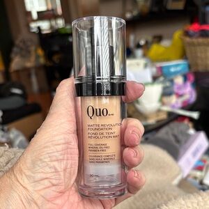 Quo  Matte Revolution Foundation - Cream Shade 2 Full Coverage 30ml.  New!